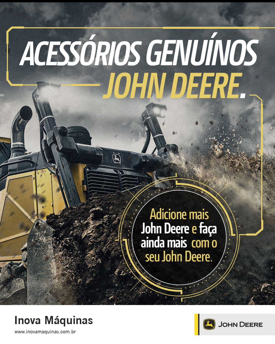 Acessórios Genuínos: a melhor maneira para manter o padrão de qualidade John Deere.